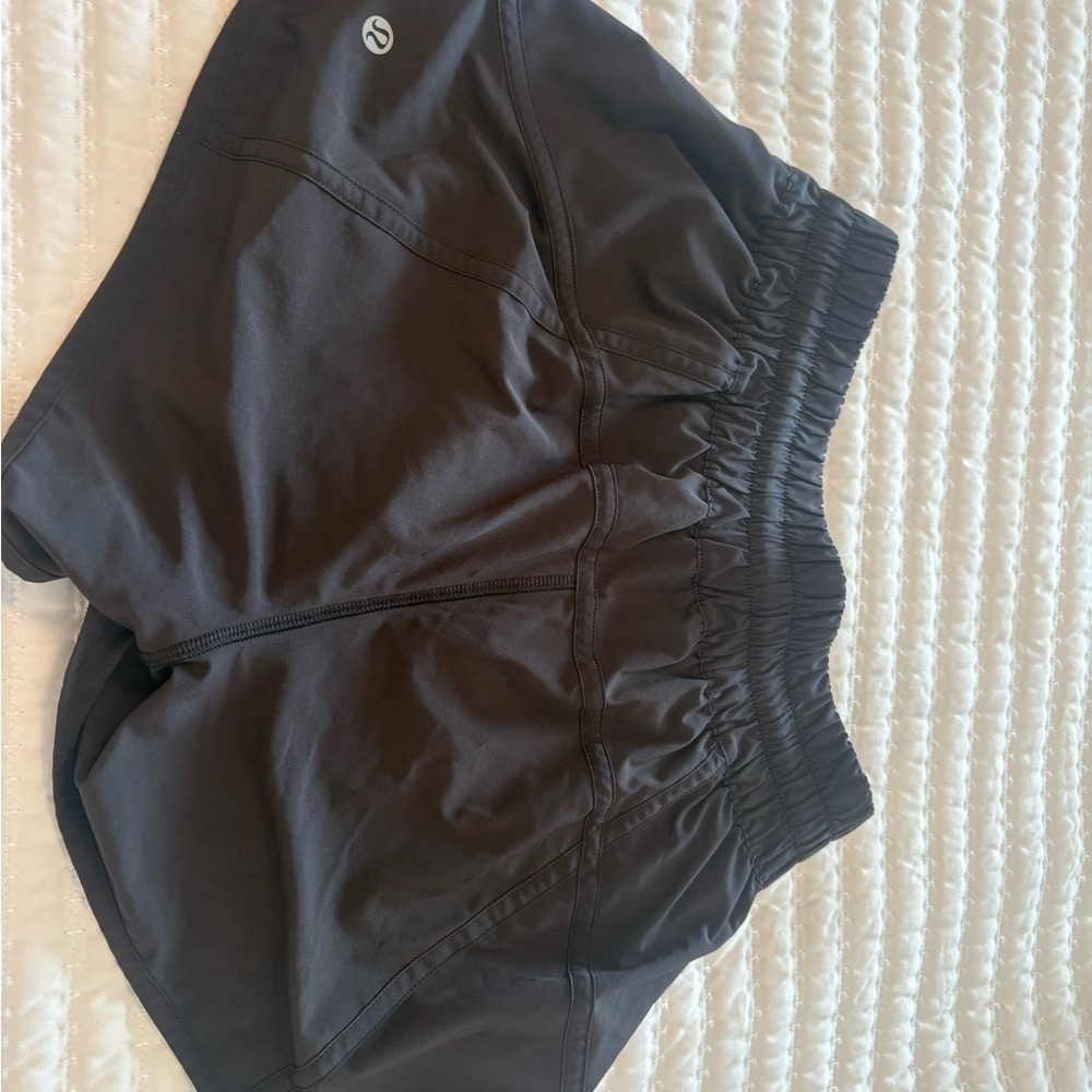 Women’s Lululemon black athletic shorts size 4-6